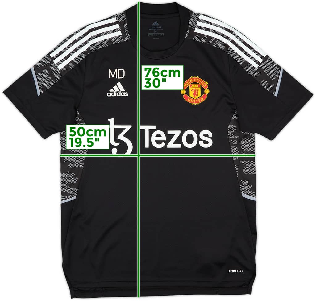 2020-21 Manchester United Staff Issue Training Shirt 'MD' - 10/10 - (M)