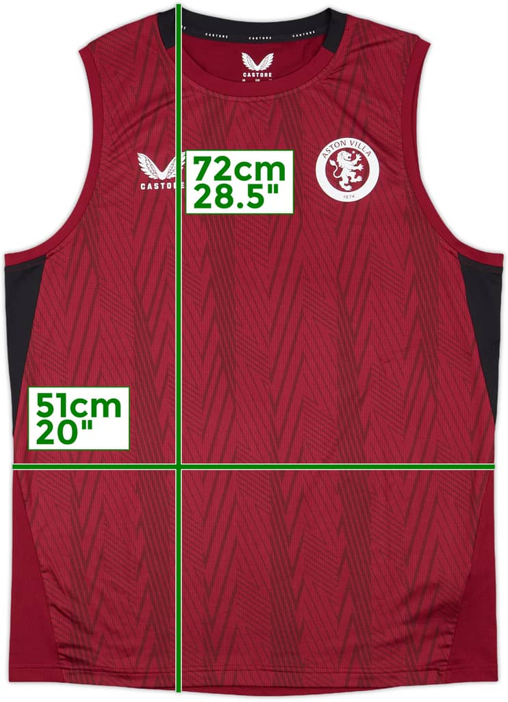 2022-23 Aston Villa Castore Training Shirt - 9/10 - (L)
