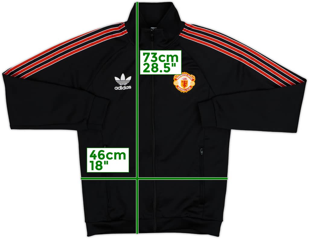 2022-23 Manchester United adidas Originals Retro Track Jacket - 9/10 - (S)