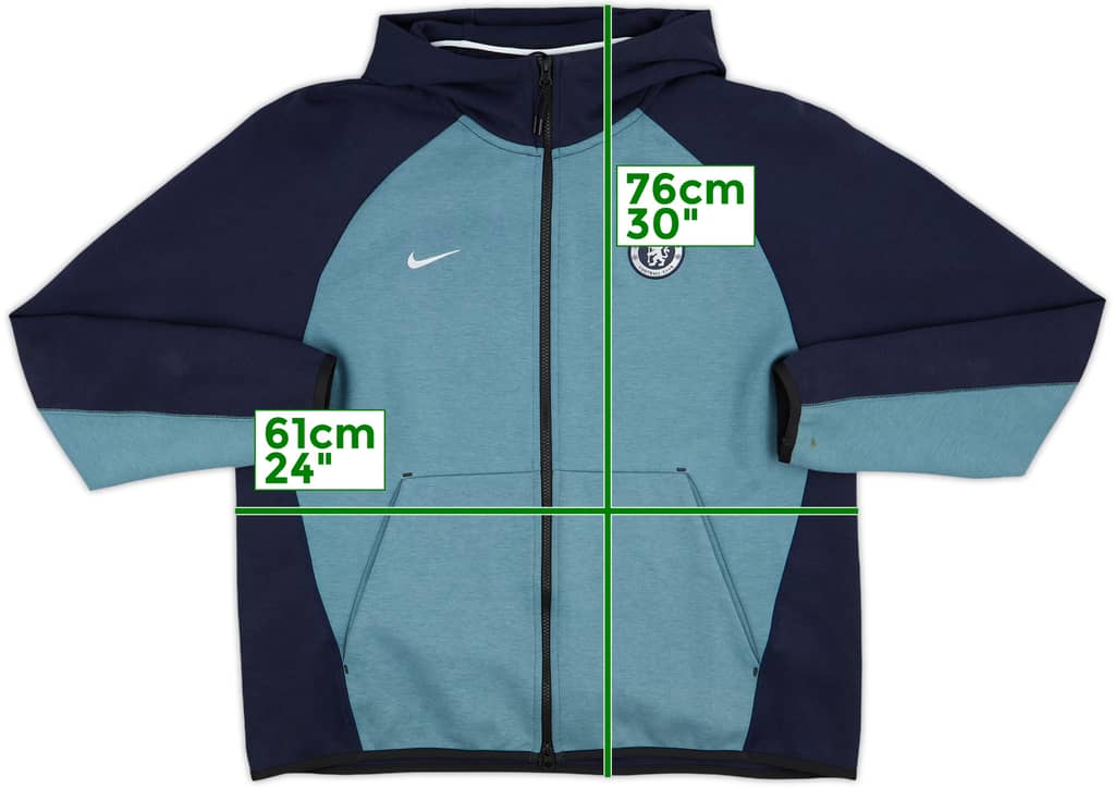 2018-19 Chelsea Nike Hooded Track Jacket - 7/10 - (XL)