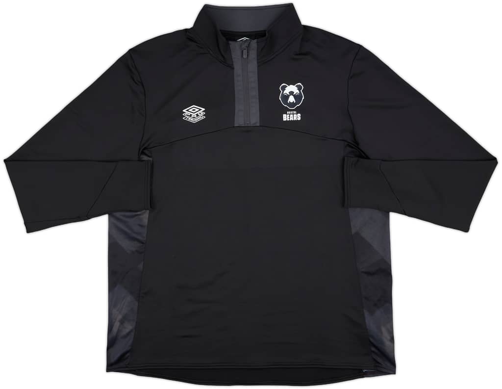 2022-23 Bristol Bears Rugby Umbro 1/4 Zip Drill Top - 8/10 - (XXL)
