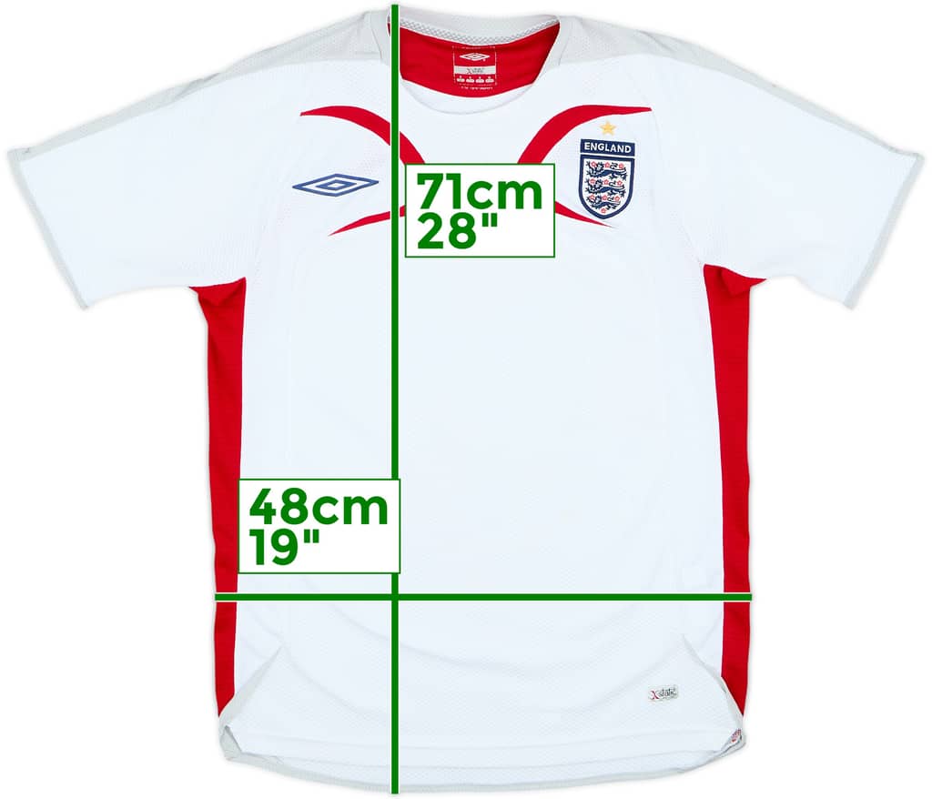 2005-06 England Umbro Training Shirt - 7/10 - (S)