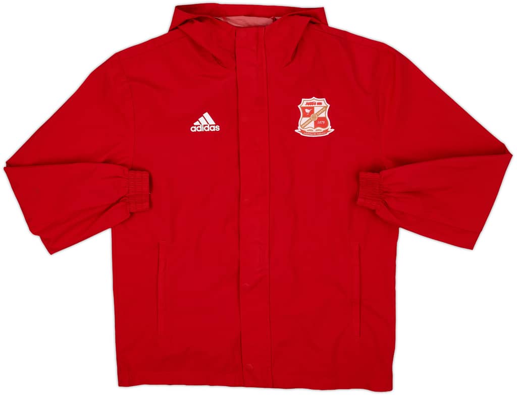 2023-24 Swindon adidas Hooded Track Jacket - 9/10 - (S)