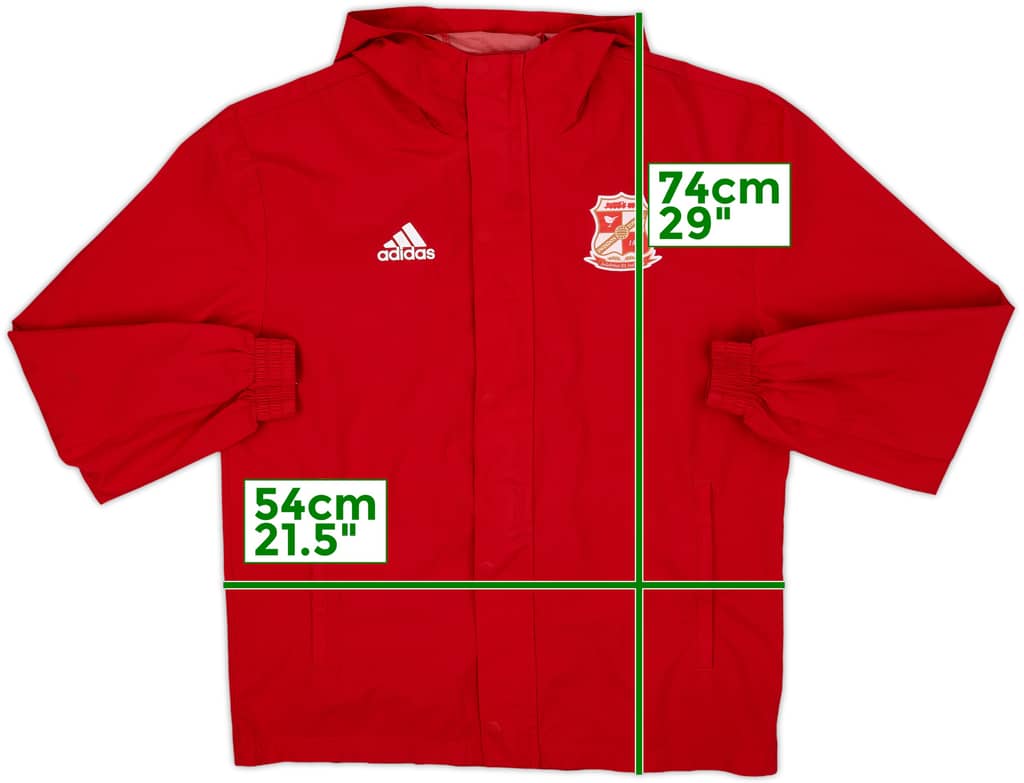 2023-24 Swindon adidas Hooded Track Jacket - 9/10 - (S)