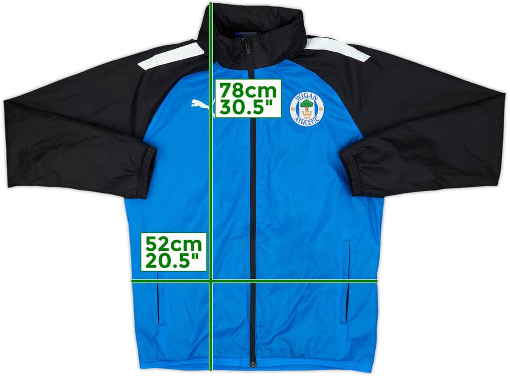 2021-22 Wigan Puma Hooded Rain Jacket - 7/10 - (M)