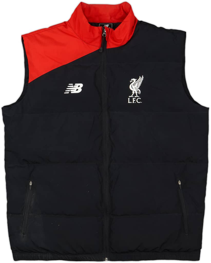 2015-16 Liverpool New Balance Padded Gilet - 7/10 - (XL)