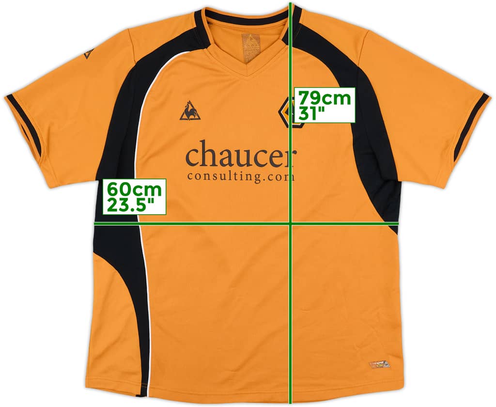 2008-09 Wolves Home Shirt - 8/10 - (XL)