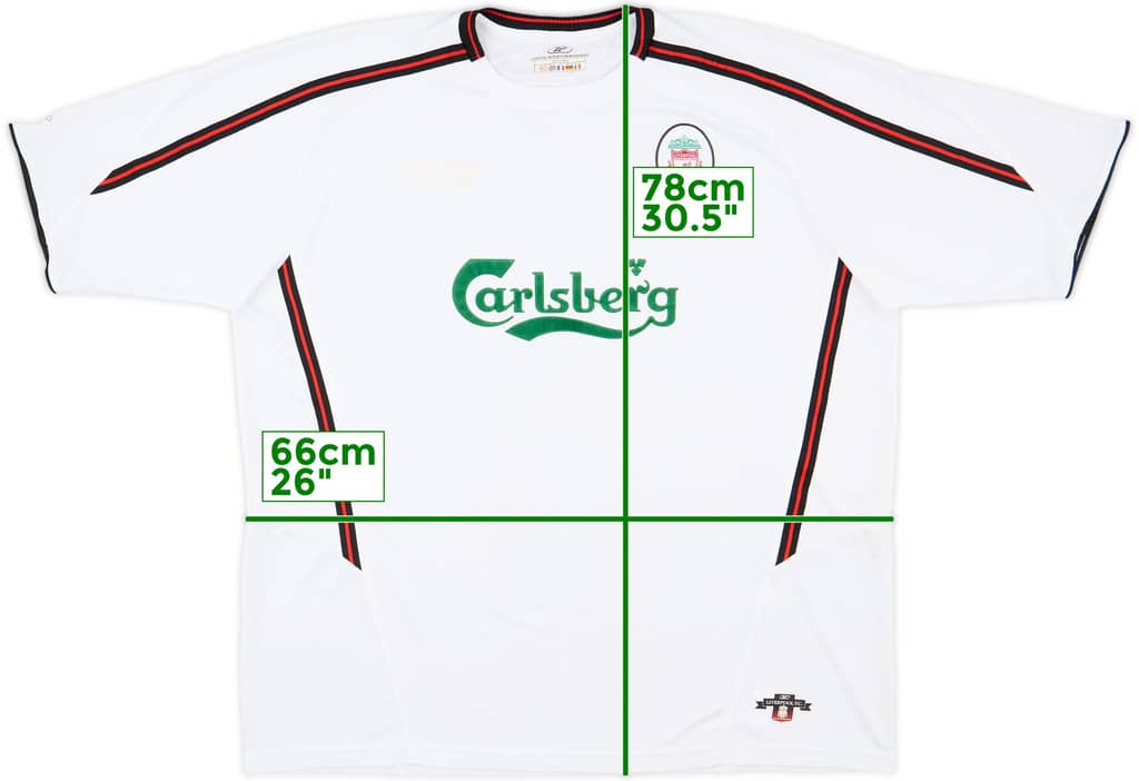 2003-04 Liverpool Away Shirt - 4/10 - (XXL)