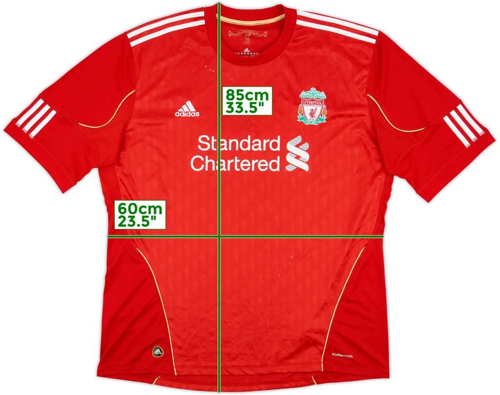 2010-12 Liverpool Home Shirt - 5/10 - (XXL)