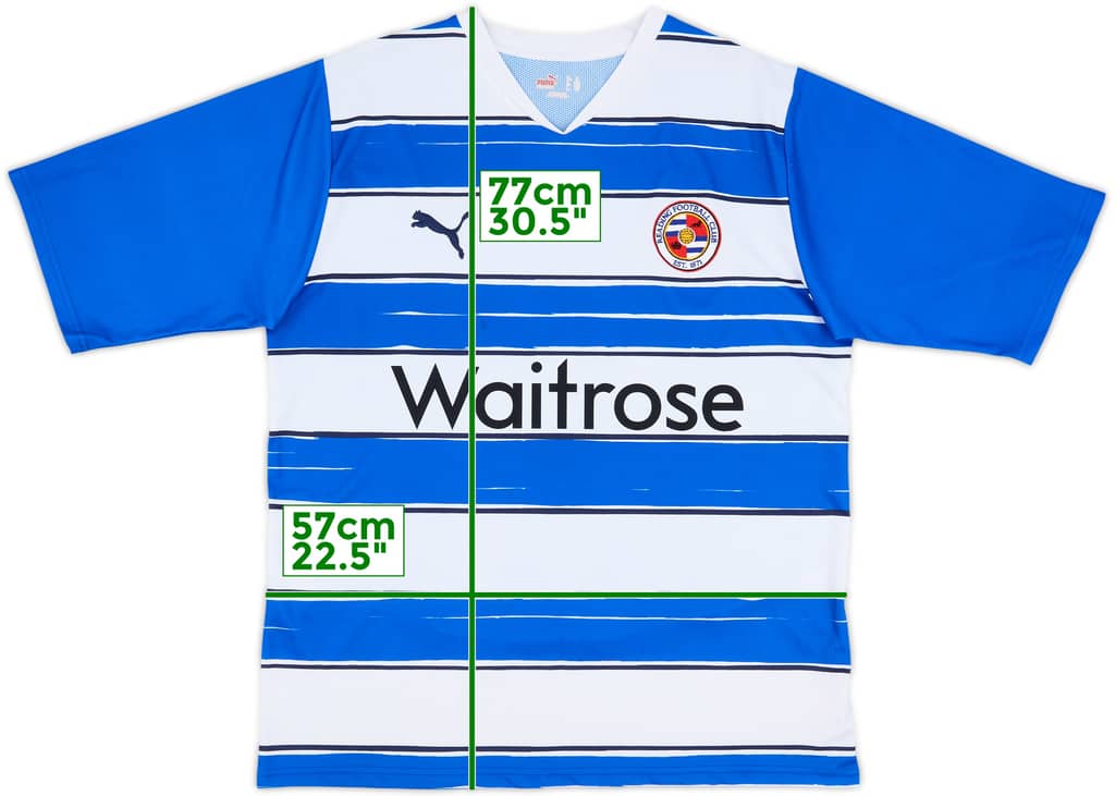 2010-11 Reading Home Shirt - 7/10 - (XL)