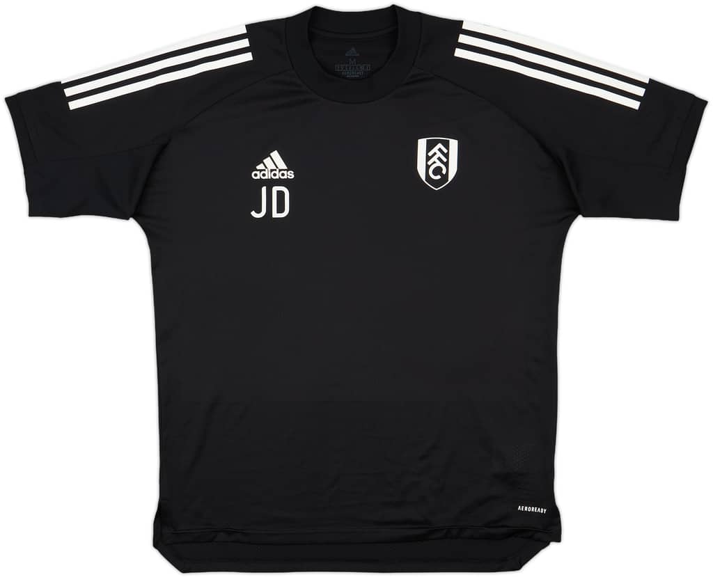 2019-20 Fulham adidas Staff Issue Training Shirt 'JD' - 9/10 - (M)