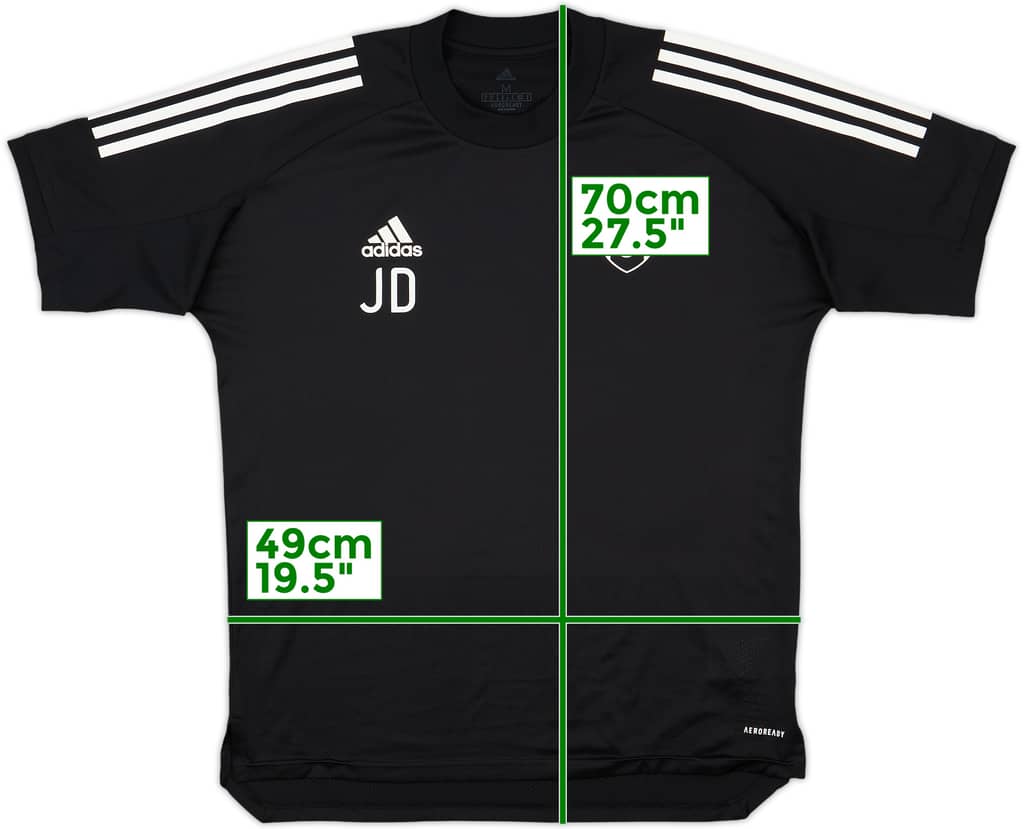 2019-20 Fulham adidas Staff Issue Training Shirt 'JD' - 9/10 - (M)