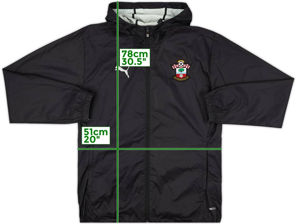 2024-25 Southampton Puma Hooded Rain Jacket - 8/10 - (M)