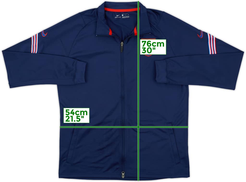 2020-21 England Nike Track Jacket - 8/10 - (L)