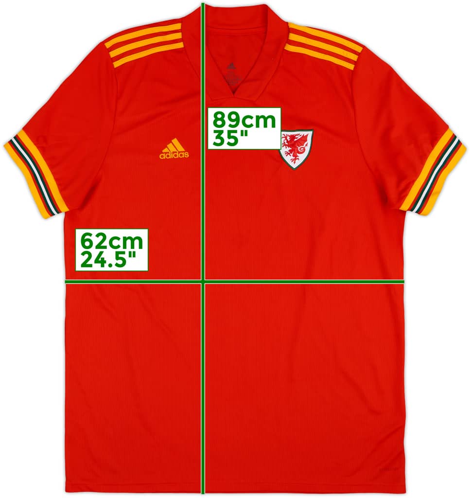 2020-21 Wales Home Shirt - 8/10 - (XXL)