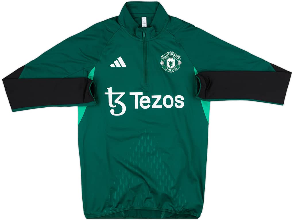2023-24 Manchester United adidas Sweat Top - 9/10 - (XS)