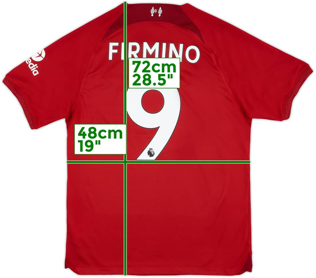 2022-23 Liverpool Home Shirt Firmino #9 - 7/10 - (M)