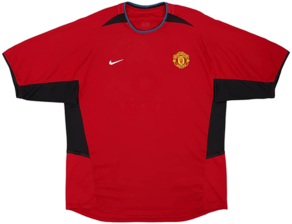 2002-04 Manchester United Home Shirt - 4/10 - (XL)