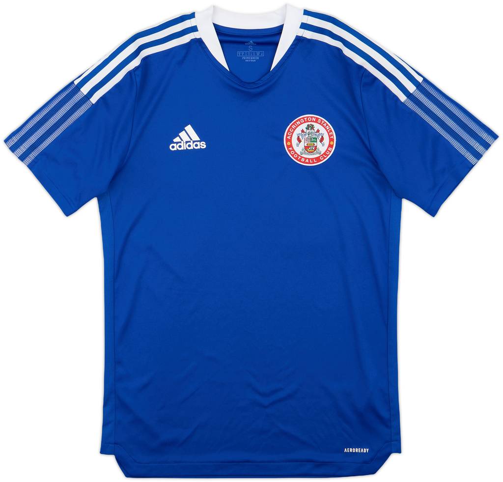 2021-22 Accrington Stanley adidas Training Shirt - 9/10 - (S)
