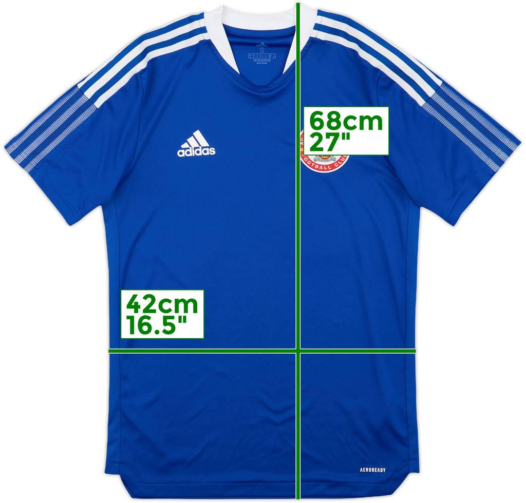 2021-22 Accrington Stanley adidas Training Shirt - 9/10 - (S)
