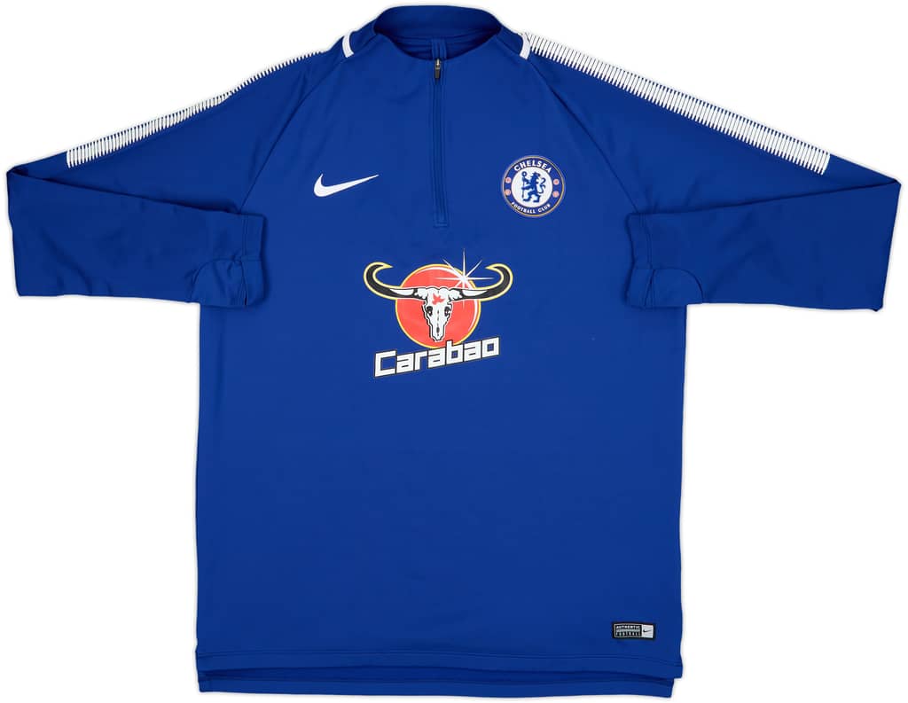 2017-18 Chelsea Nike 1/4 Zip Track Top - 9/10 - (L)