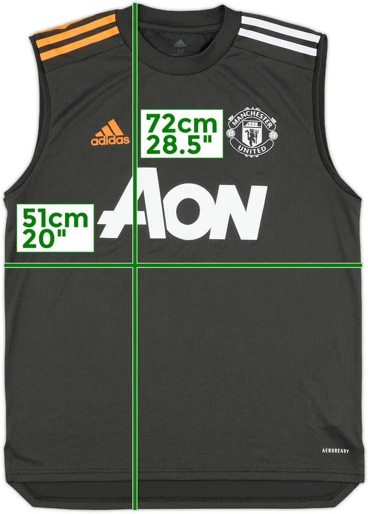 2016-17 Manchester United adidas Training Vest - 8/10 - (M)