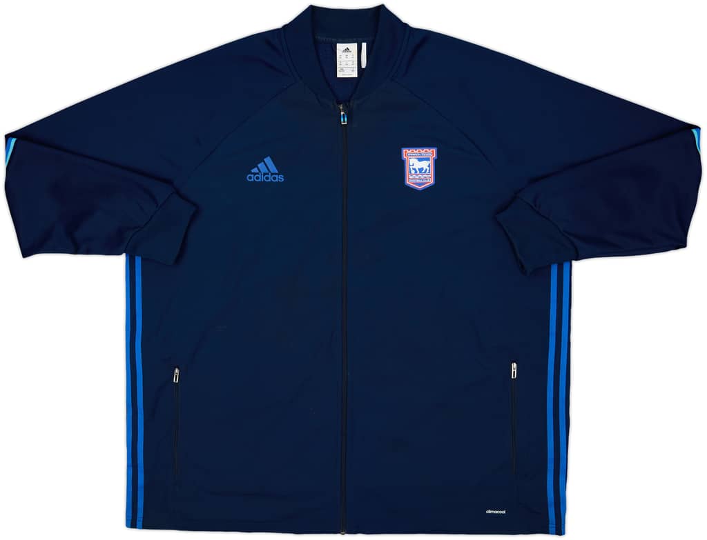 2015-16 Ipswich adidas Track Jacket - 8/10 - (3XL)