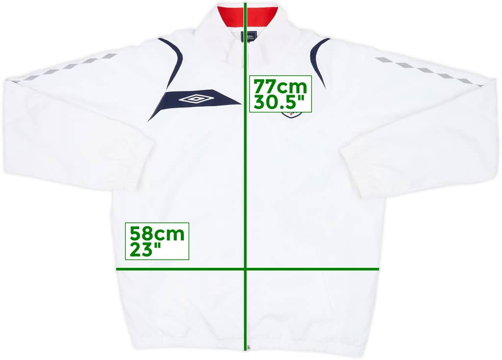 2008-09 England Umbro Track Jacket - 7/10 - (M)