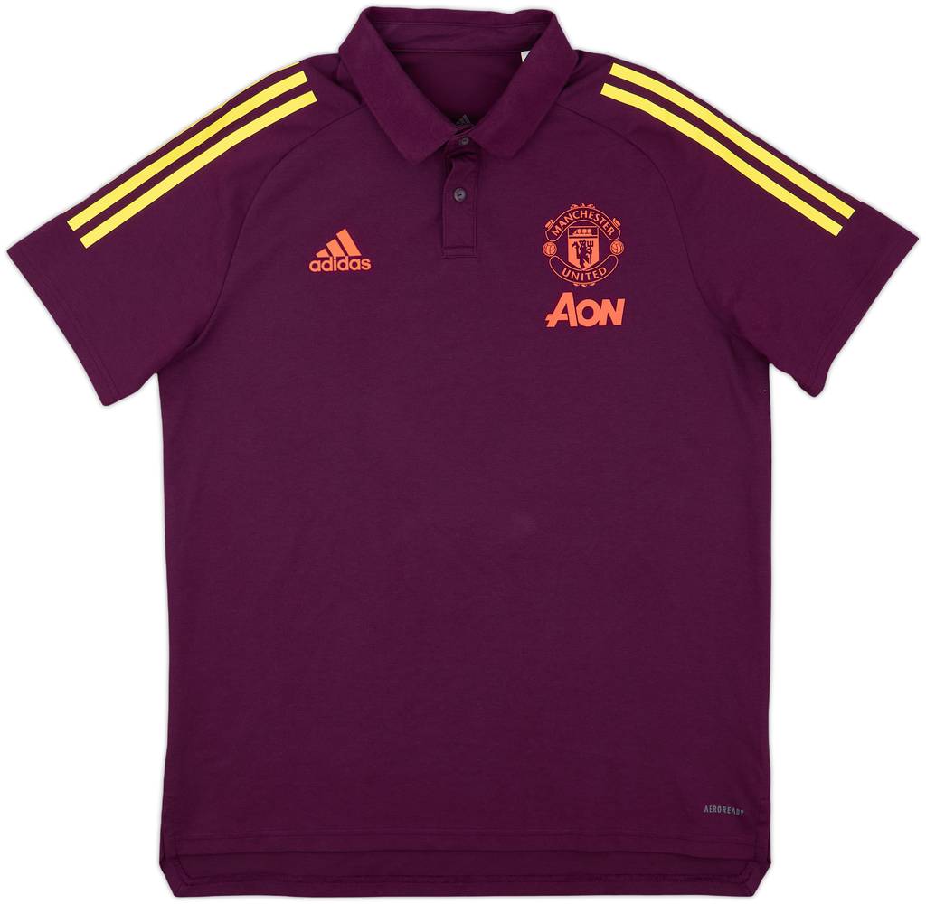 2020-21 Manchester United adidas Polo Shirt - 9/10 - (L)