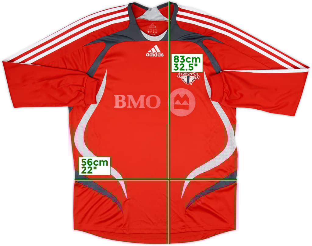 2007-08 Toronto FC Home L/S Shirt - 4/10 - (XL)
