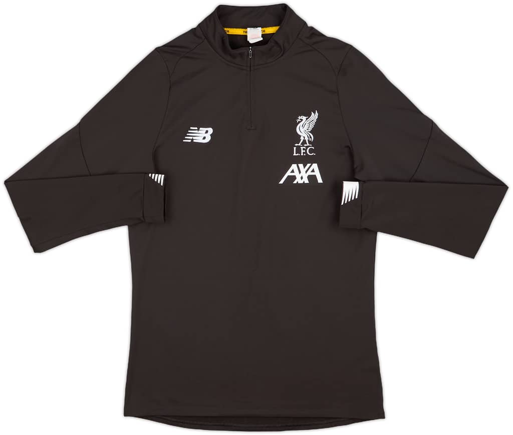 2019-20 Liverpool New Balance 1/4 Zip Drill Top - 10/10 - (XL.Boys)
