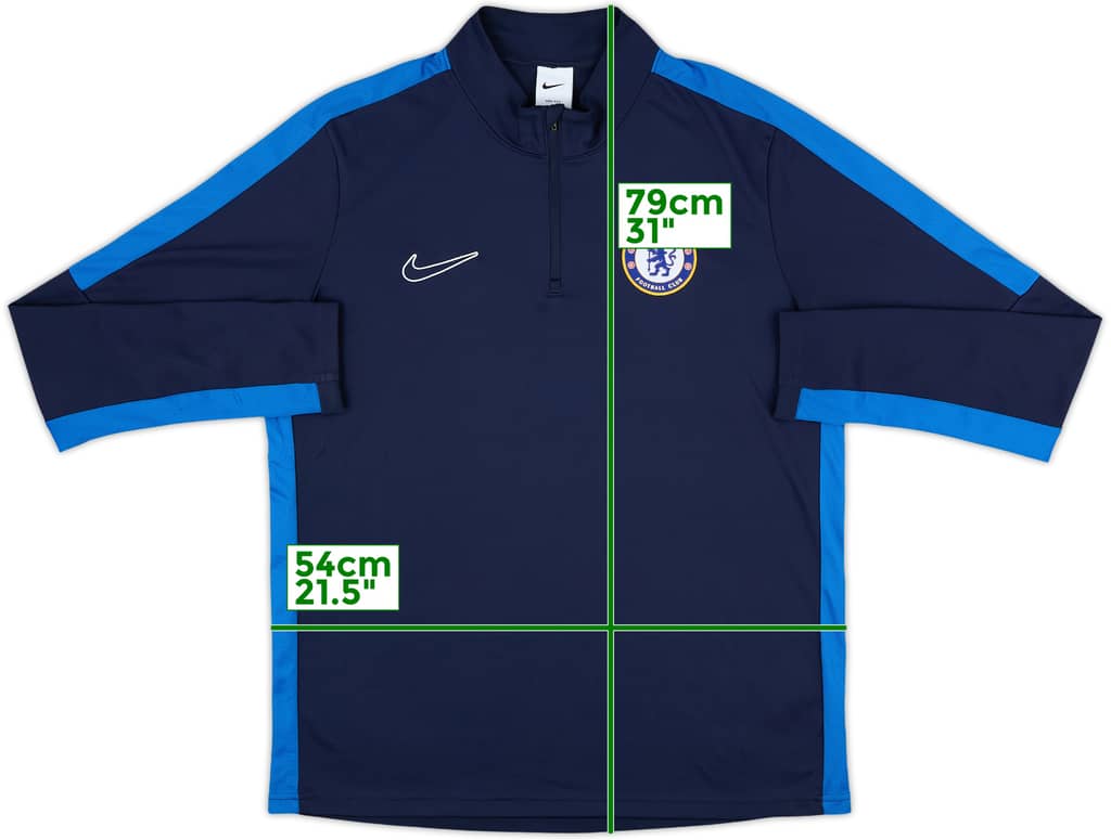 2023-24 Chelsea Nike 1/4 Zip Drill Top - 10/10 - (L)