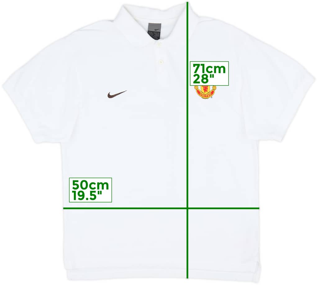 2002-03 Manchester United Nike Polo Shirt - 9/10 - (M)