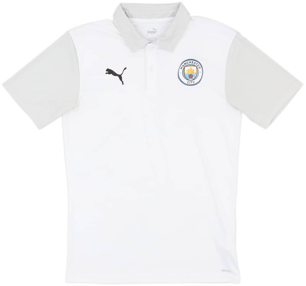2019-20 Manchester City Puma Polo Shirt - 8/10 - (M)