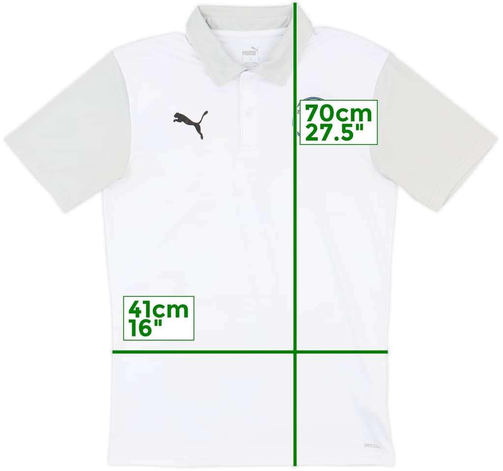 2019-20 Manchester City Puma Polo Shirt - 8/10 - (M)