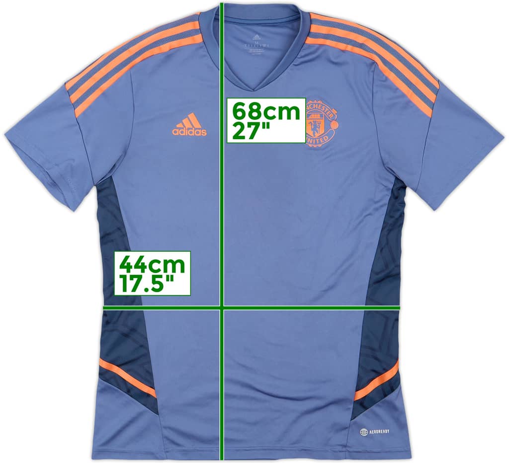 2022-23 Manchester United adidas Training Shirt - 9/10 - (M)