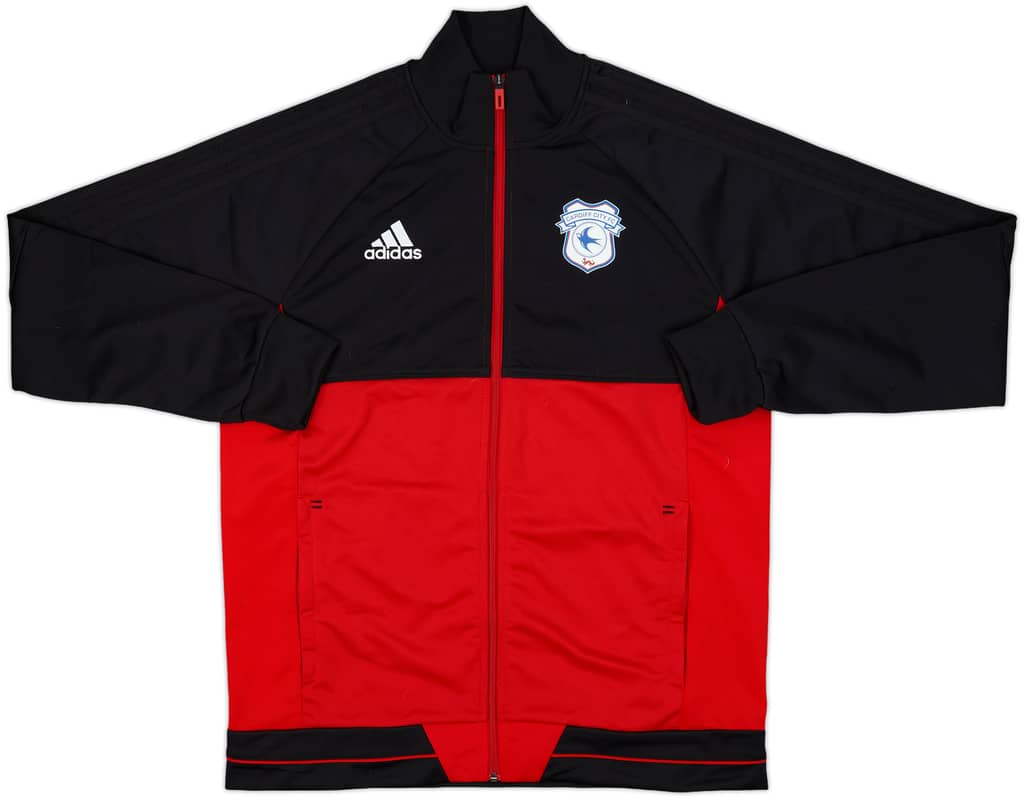 2017-18 Cardiff CIty adidas Track Jacket - 9/10 - (L)