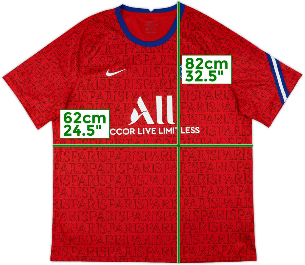 2020-21 Paris Saint-Germain Nike Training Shirt - 10/10 - (XXL)