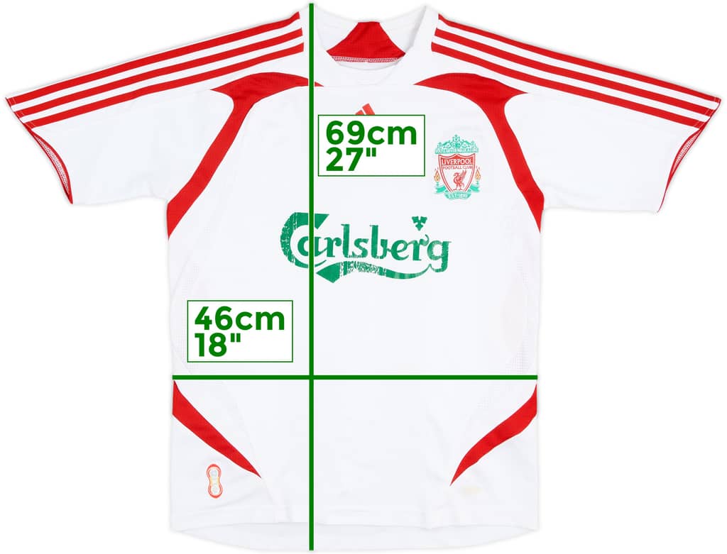 2007-08 Liverpool Away Shirt - 5/10 - (13-14 Years)