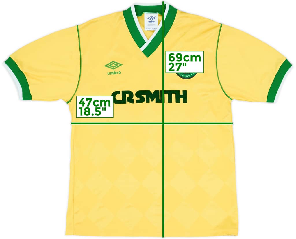 1986-88 Celtic Away Shirt - 8/10 - (M)