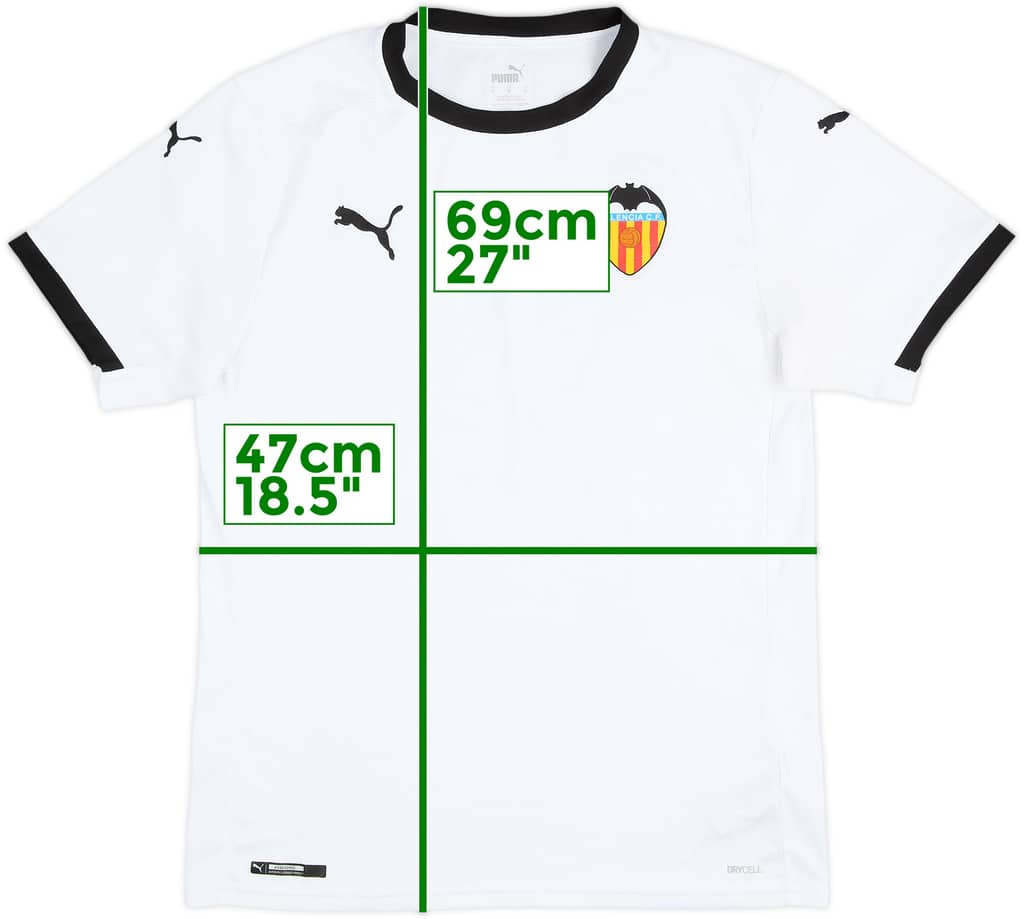 2020-21 Valencia Home Shirt - 10/10 - (M)