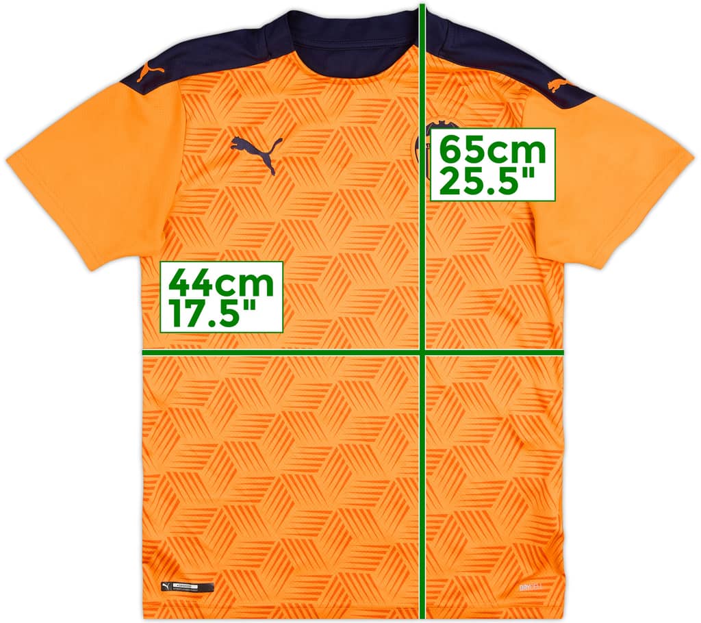 2020-21 Valencia Away Shirt - 9/10 - (S)