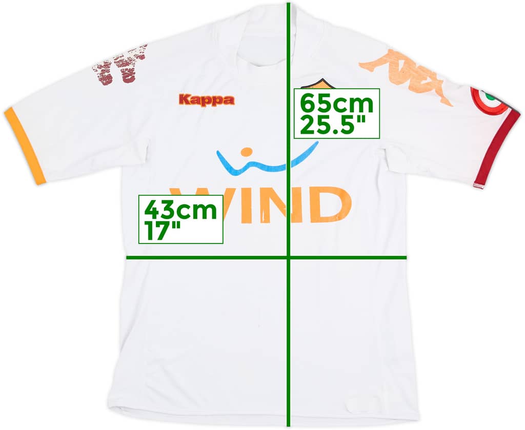 Camiseta de visitante de la Roma 2008-09 - 4/10 - (XS)