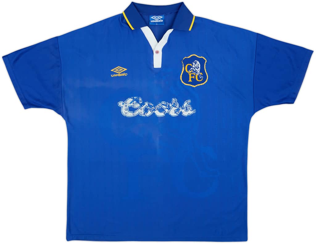 1995-97 Chelsea Camiseta Local - 4/10 - (XL)