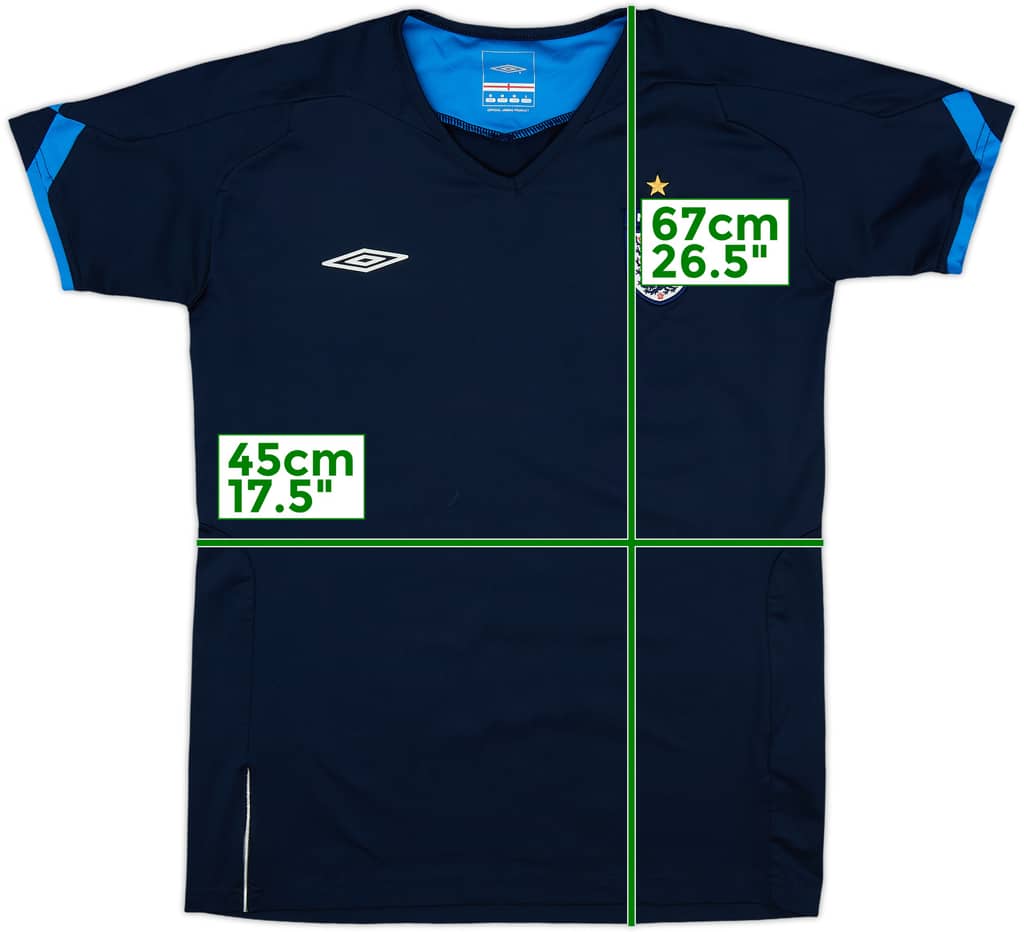 2012-13 England Umbro Training Shirt - 8/10 - (Women's M)