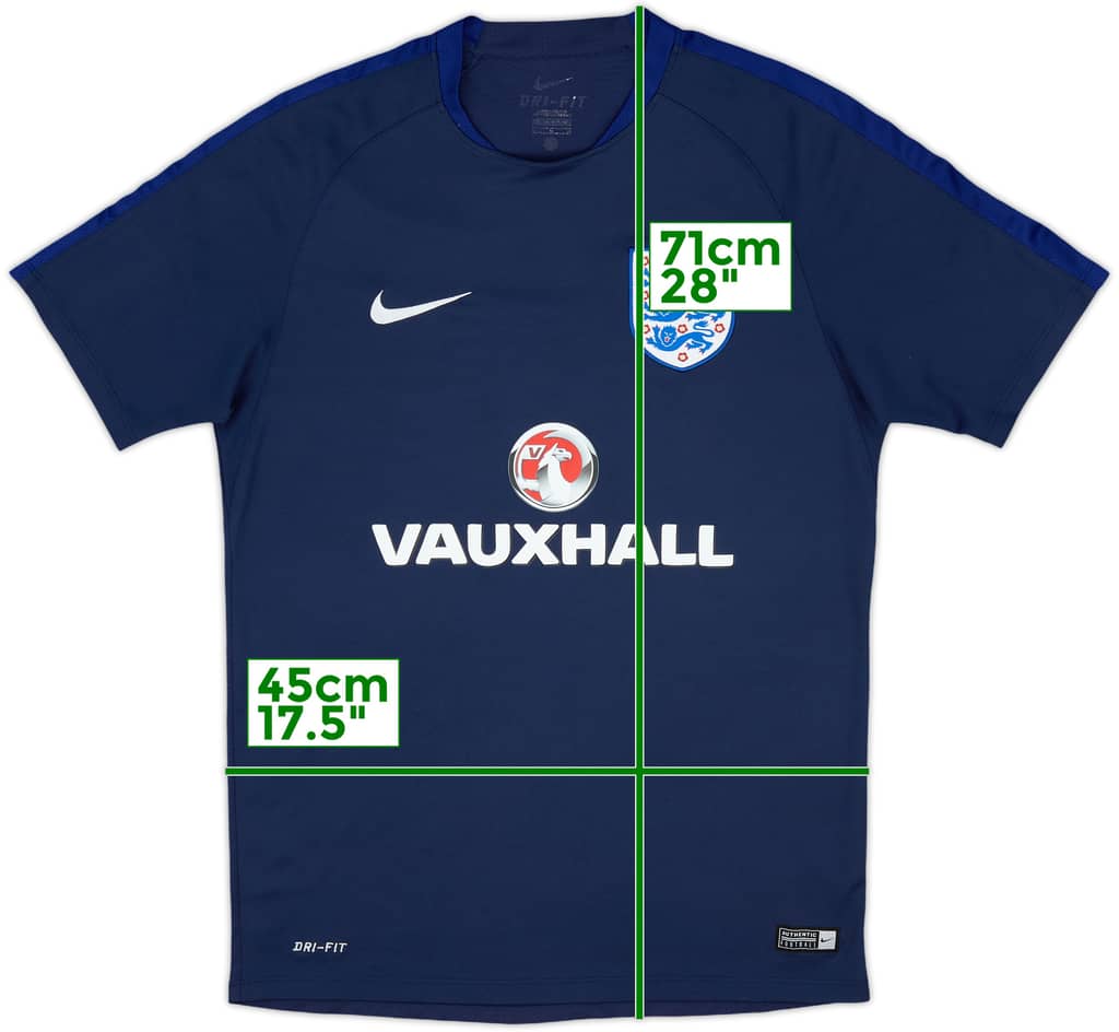 2016-17 England Training Shirt - 8/10 - (M)