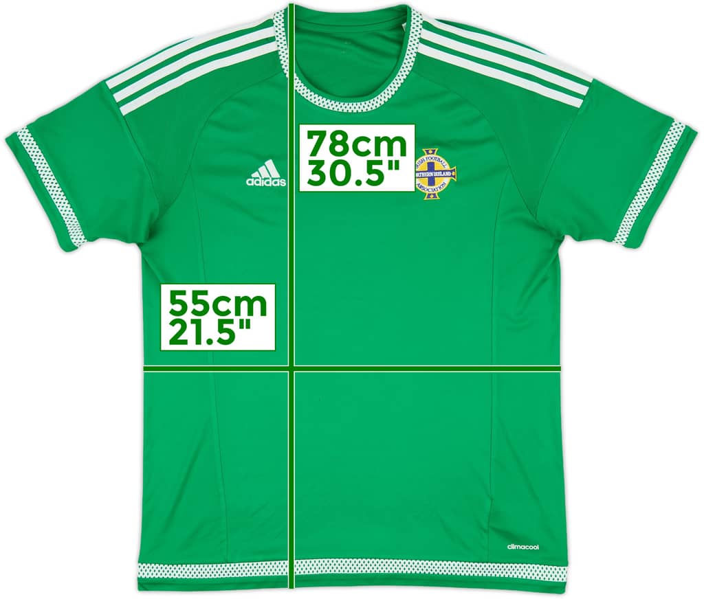 2015 Northern Ireland Home Shirt - 8/10 - (L)