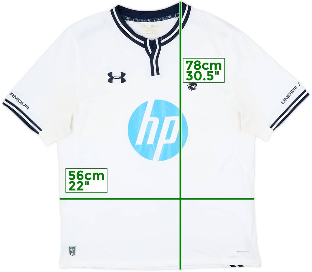 2013-14 Tottenham Home Shirt - 4/10 - (XL)