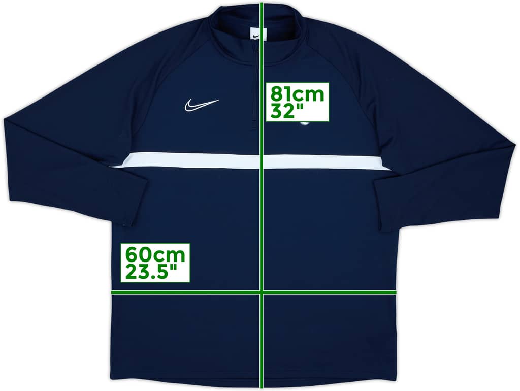 2022-23 Nike 1/4 Zip Sweat Top (Tottenham) - 9/10 - (XL)