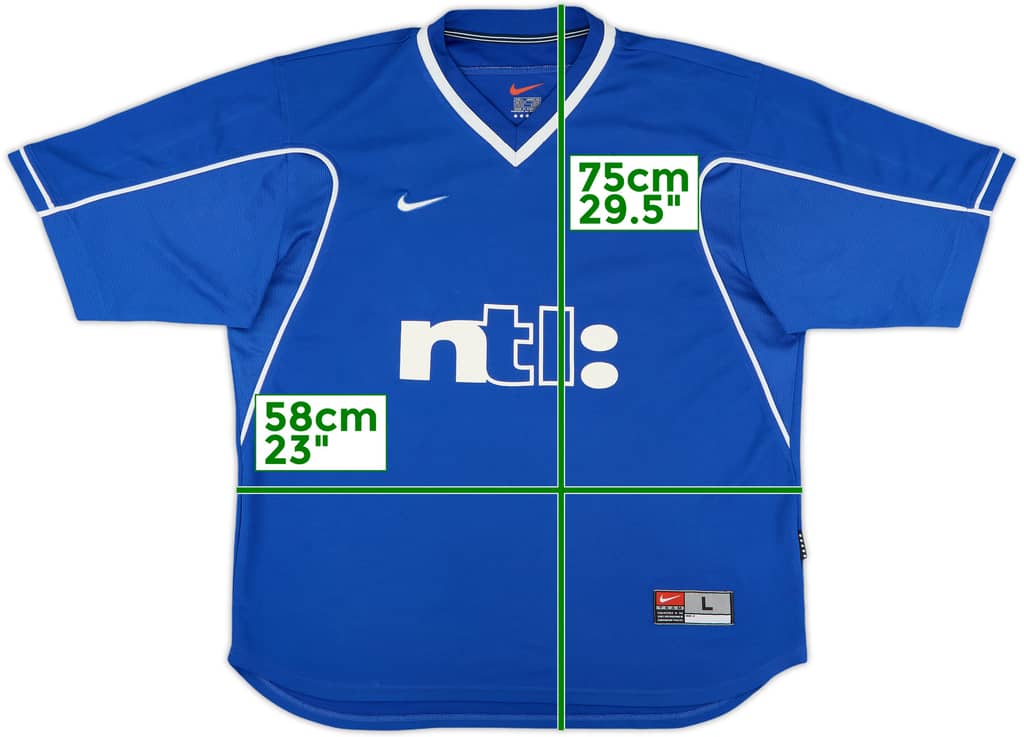1999-01 Rangers Home Shirt - 10/10 - (L)